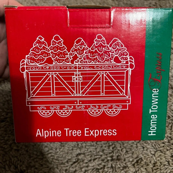 NIB 1998 Vintage JC Penney Alpine Tree Express Home Towne Christmas Tree Train - Picture 4 of 9